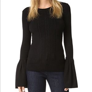 BCBGMAXAZRIA bell sleeve sweater-NEW